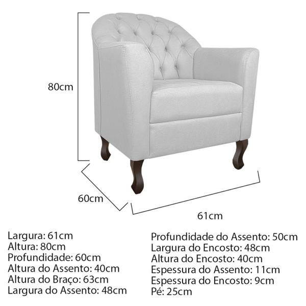 Imagem de Kit Diva Recamier Juliana 140cm Lado Esquerdo e 02 Poltronas Julia Suede Branco - Amarena Móveis