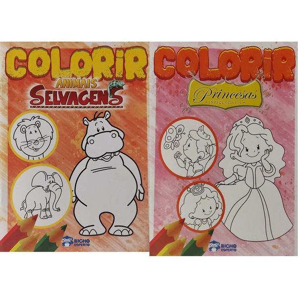 Imagem de Kit diversos para colorir com 8 livros - infantil - contém histórias e desenhos