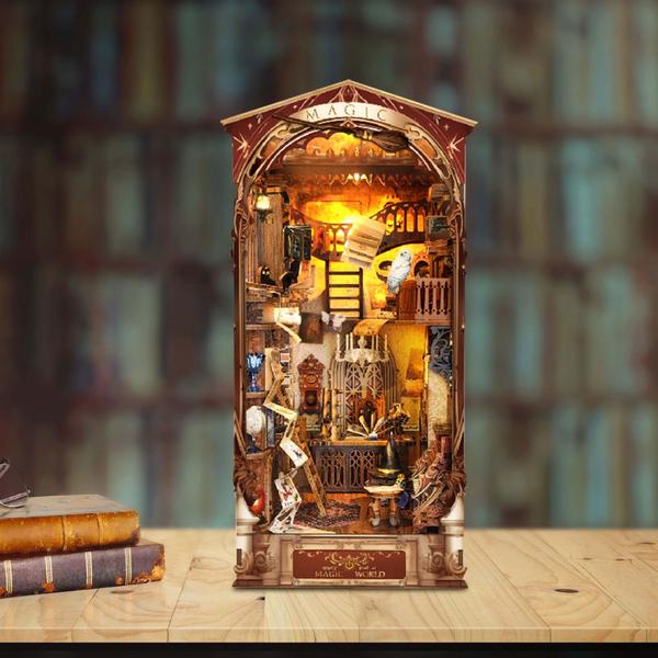 Imagem de Kit DIY Book Nook SUDOPOR Magic World com LED para adolescentes e adultos