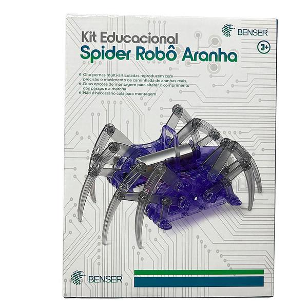 Imagem de Kit diy educacional spider robot aranha robótica - com inmetro