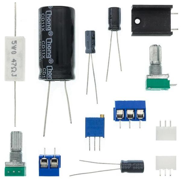 Imagem de Kit DIY Fonte de Alimentação DC Ajustável 0-30V 2mA-3A com Proteção