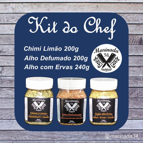 Imagem de Kit do Chef - 03 Temperos Premium