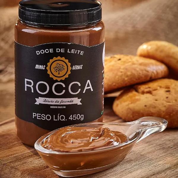 Kit Doce De Leite Rocca Tradicional / Com Cafe / Com Coco - 450g Imagem de Kit Doce De Leite Rocca Tradicional / Com Cafe / Com Coco - 450g
