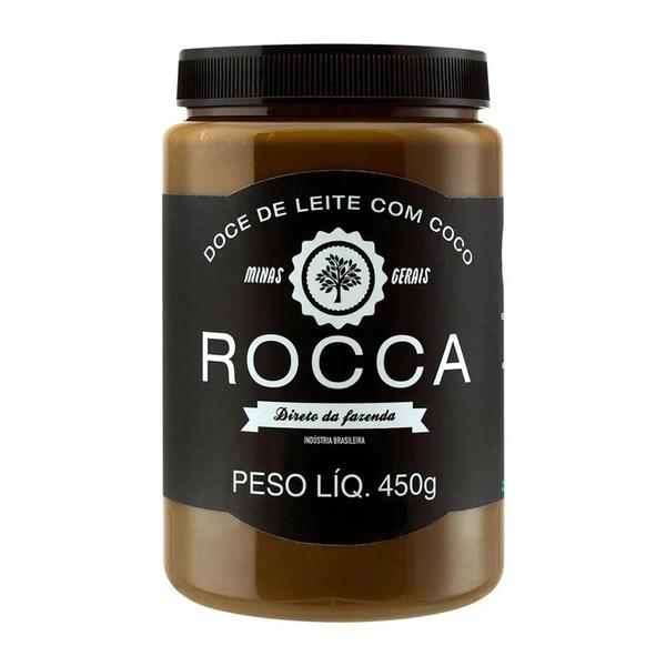 Kit Doce De Leite Rocca Tradicional / Com Cafe / Com Coco - 450g Imagem de Kit Doce De Leite Rocca Tradicional / Com Cafe / Com Coco - 450g