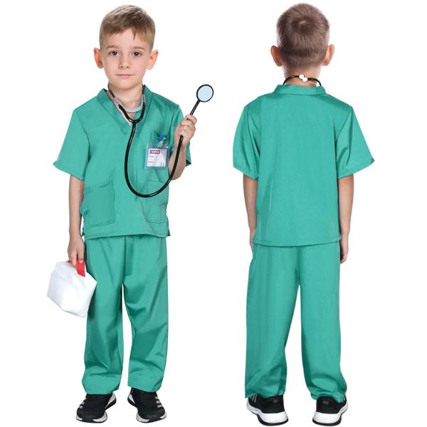 Imagem de Kit Doctor Costume Toylink Kids Pretend Play com jaleco