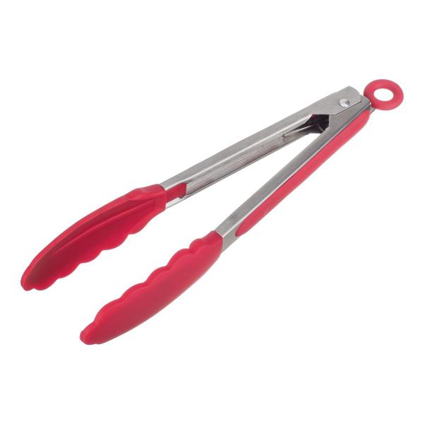 Imagem de Kit Dois Pegadores com Ponta de Silicone Vermelho 23cm