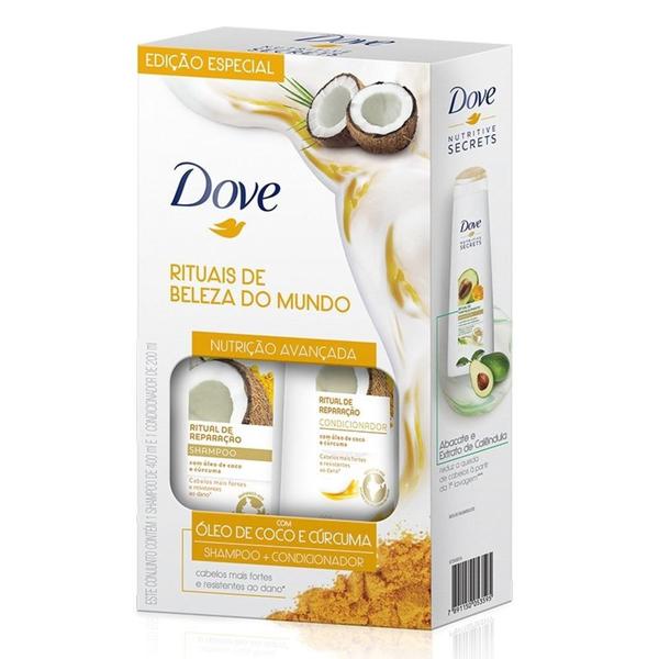 Imagem de Kit Dove Shampoo + Condicionador Ritual De Reparação Preço Especial