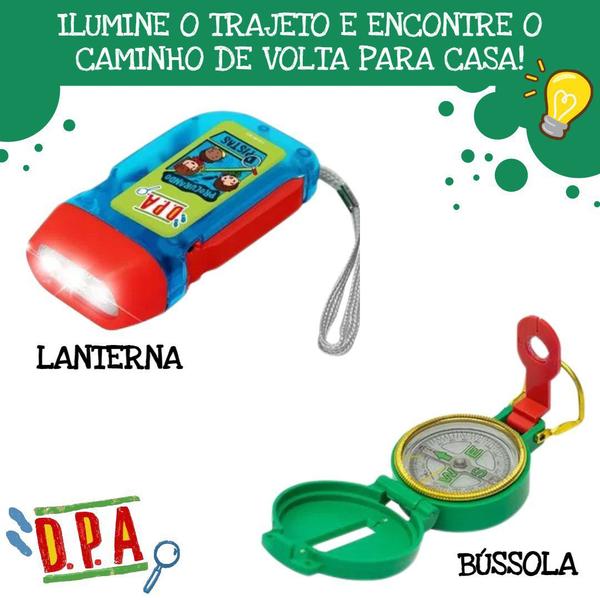 Kit DPA Acessórios Detetive Do Prédio Azul Com Luz E Adesivo - ROSITA Imagem de Kit DPA Acessórios Detetive Do Prédio Azul Com Luz E Adesivo