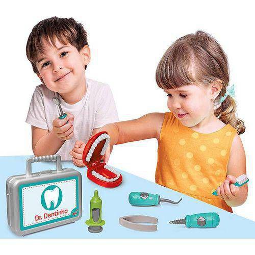 Imagem de Kit Dr. (a) Dentinho Playset Profissões Dentista Elka Brinquedos