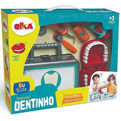 Kit Dr. (a) Dentinho Playset Profissões Dentista Elka Brinquedos Imagem de Kit Dr. (a) Dentinho Playset Profissões Dentista Elka Brinquedos