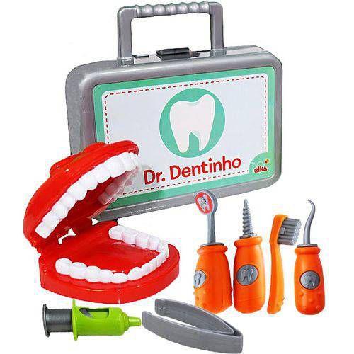 Kit Dr. (a) Dentinho Playset Profissões Dentista Elka Brinquedos Imagem de Kit Dr. (a) Dentinho Playset Profissões Dentista Elka Brinquedos