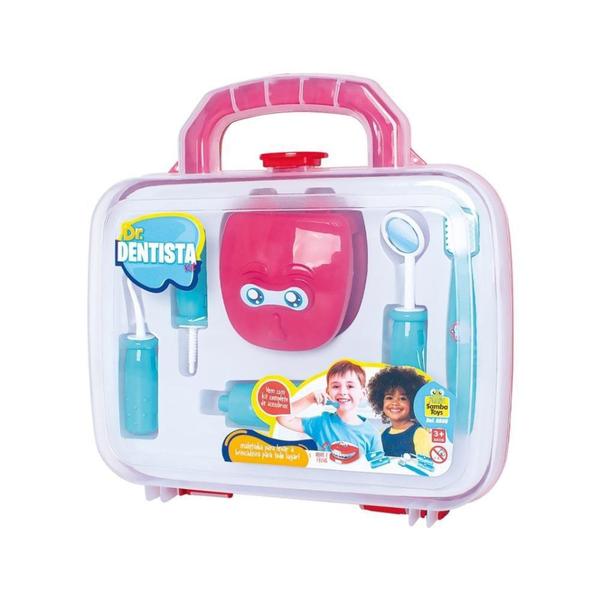 Imagem de Kit Dr. Dentista Maleta Infantil Brinquedo Samba Toys