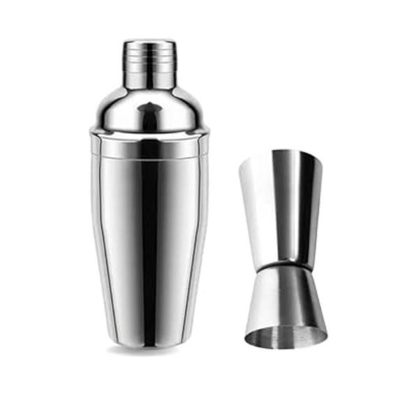 Imagem de Kit Drink Bar Man Profissional Aço Inox Coqueteleira Dosador