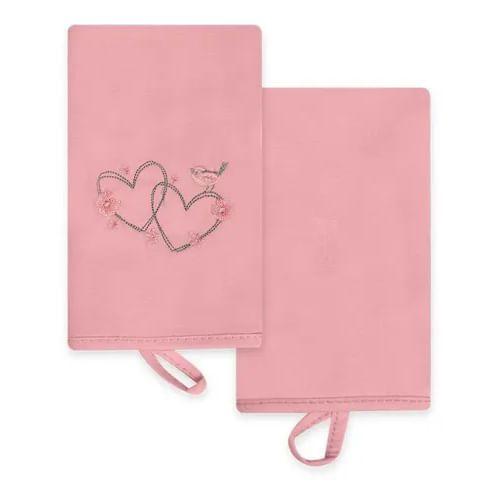 Kit Duas Babinhas Meu Jardim Rosa Hug Imagem de Kit Duas Babinhas Meu Jardim Rosa Hug