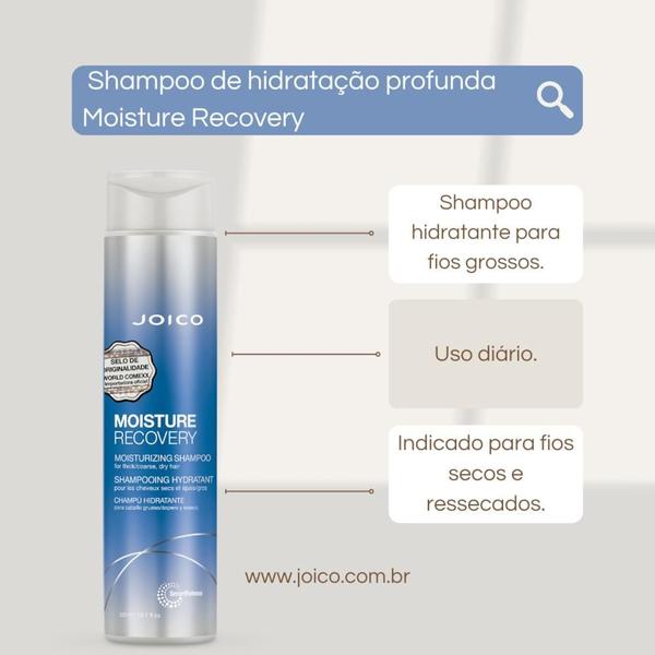 Imagem de Kit Duo Joico Moisture Recovery Shampoo e Condicionador