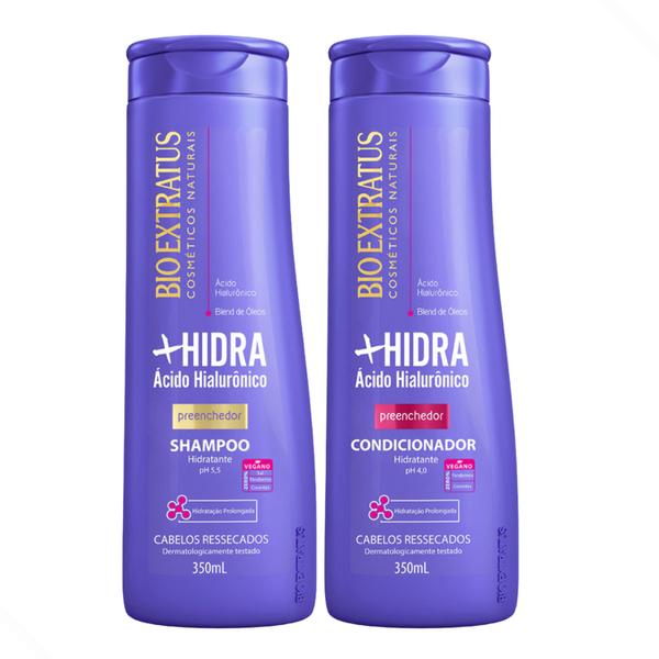 Imagem de Kit Duo Mais +hidra (shampoo/condicionador) Bio Extratus