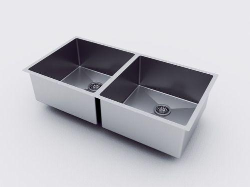 Imagem de Kit Dupla Cuba Dupla Gourmet Cozinha Aço Inox Gourmet Qualidade