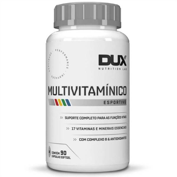 Imagem de Kit Dux Nutrition: Whey Concentrado 900g + Multivitamínico 90 cáps + Coqueteleira