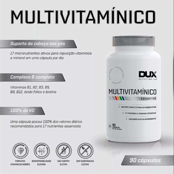 Imagem de Kit Dux Nutrition: Whey Concentrado 900g + Multivitamínico 90 cáps + Coqueteleira