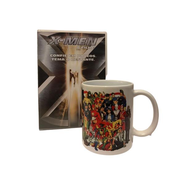 Imagem de Kit dvd x - men o filme + caneca super heróis