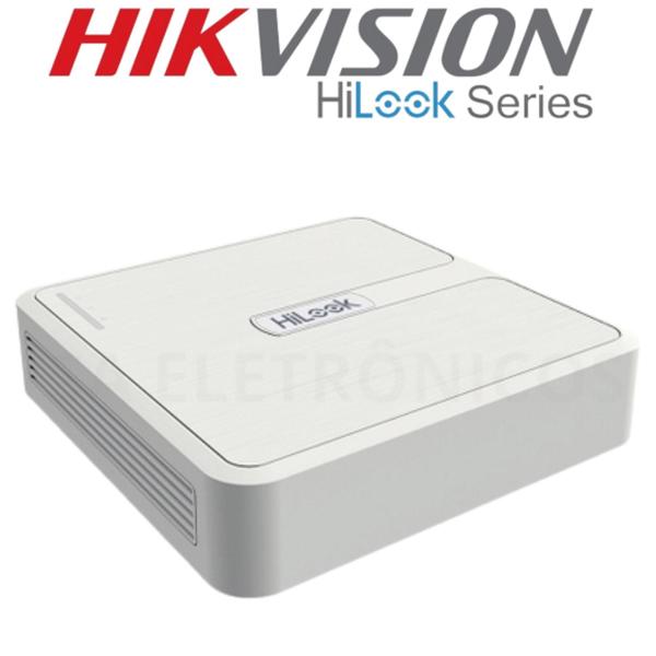 Imagem de Kit Dvr Hilook 8 Canais H.265 6 Câmeras de Segurança Hd Infra 20m IP66