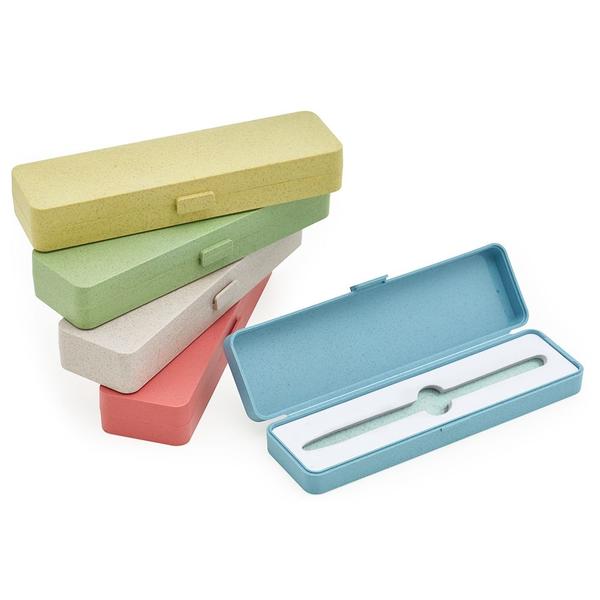 Kit Ecológico Caneta e Estojo de fibra de bambu - suporte de celular e limpa tela - GPJ Comércio Imagem de Kit Ecológico Caneta e Estojo de fibra de bambu - suporte de celular e limpa tela