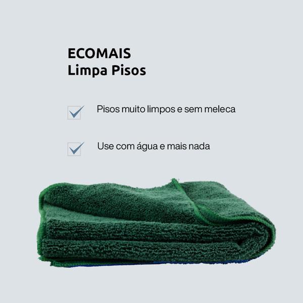 Imagem de Kit Ecomais Akora 2 Pano Limpa Piso Área Interna 1 Piso Limpa Vidros 3 Pano Mágico Uso Geral