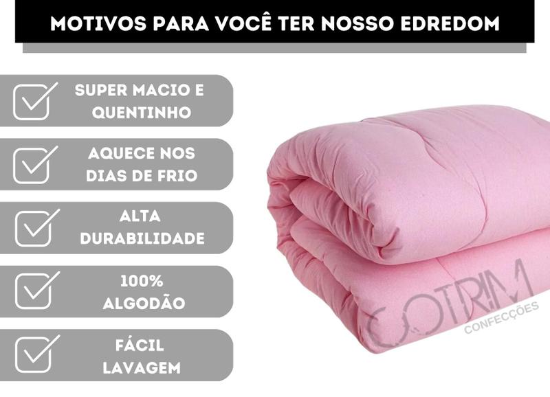 Imagem de Kit Edredom Queen Algodão Avulso Percal 200 Fios Cobertor