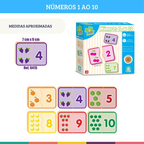 Imagem de Kit Educativo 2 Jogos Em Madeira Alfabeto Números Nig Brinquedo