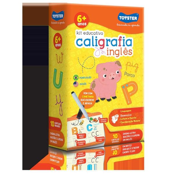 Imagem de Kit Educativo Caligrafia Inglês - Toyster