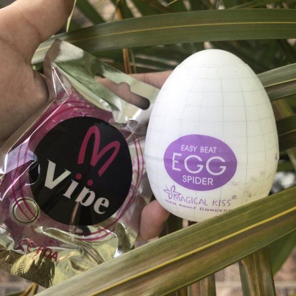Imagem de Kit Egg Ovo Masturbador + Anel peniano com Estimulador Clitoriano