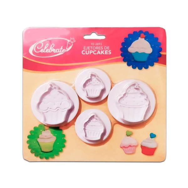 Imagem de Kit Ejetores De Cupcake Confeitaria 4 Peças