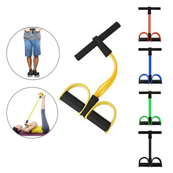 Imagem de Kit Elástico 11 Peças + Extensor Pedal Situp Fitness Pilates Original