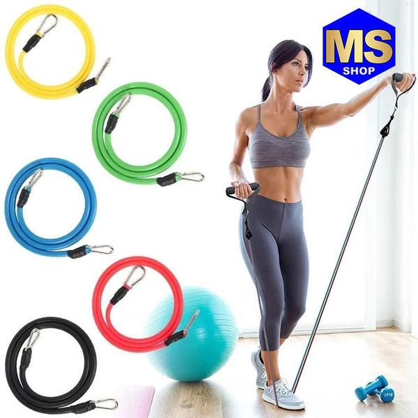 Imagem de Kit Elástico De Tensão Power Tube Exercício Academia Ginástica