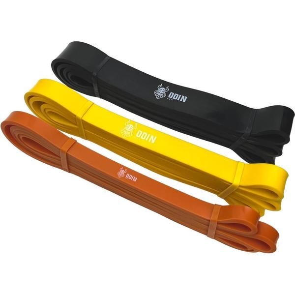 Kit Elástico Para Treino Extensor Super Mini Band Odin Fit Imagem de Kit Elástico Para Treino Extensor Super Mini Band Odin Fit