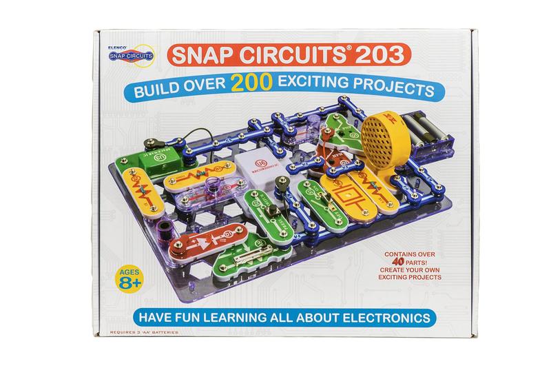 Imagem de Kit Eletrônico Snap Circuits 203  200+ Projetos  Diversão Ilimitada