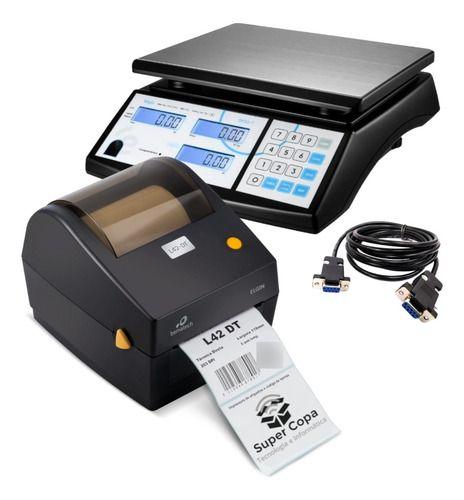 Kit Elgin Pdv - Impressora Etiqueta L42dt + Balança Dp 30kg Imagem de Kit Elgin Pdv - Impressora Etiqueta L42dt + Balança Dp 30kg