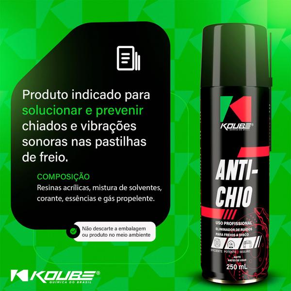 Imagem de Kit Eliminador De Ruídos Para Freios A Disco 250ml 2 Uni