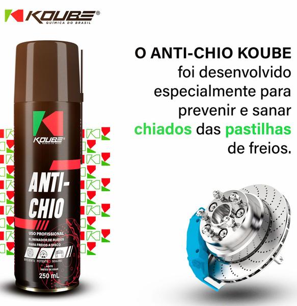 Imagem de Kit Eliminador De Ruídos Para Freios A Disco 250ml 3 Uni