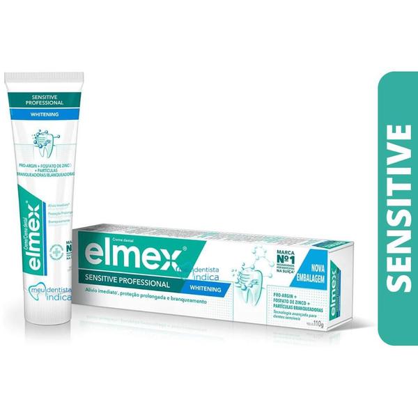 Imagem de Kit Elmex Sensitive  Enxaguatório + Creme dental + Escova