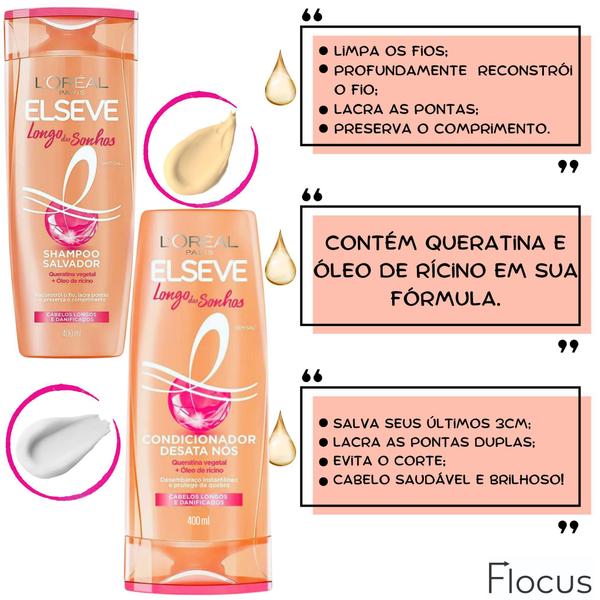 Imagem de Kit Elseve Glycolic Gloss Hidra Oleo Extraordinario Sonhos