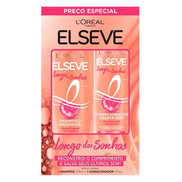 Imagem de Kit Elseve Longo Dos Sonhos Shampoo 375ml + Condicionador 170ml