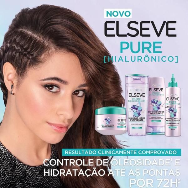 Imagem de Kit Elseve Pure Hialurônico Shampoo Micelar Antioleosidade