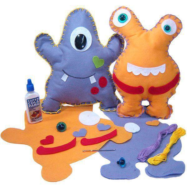 Imagem de Kit Em Feltro Monstrinhos - Bolota E Zarolho-Kits For Kids