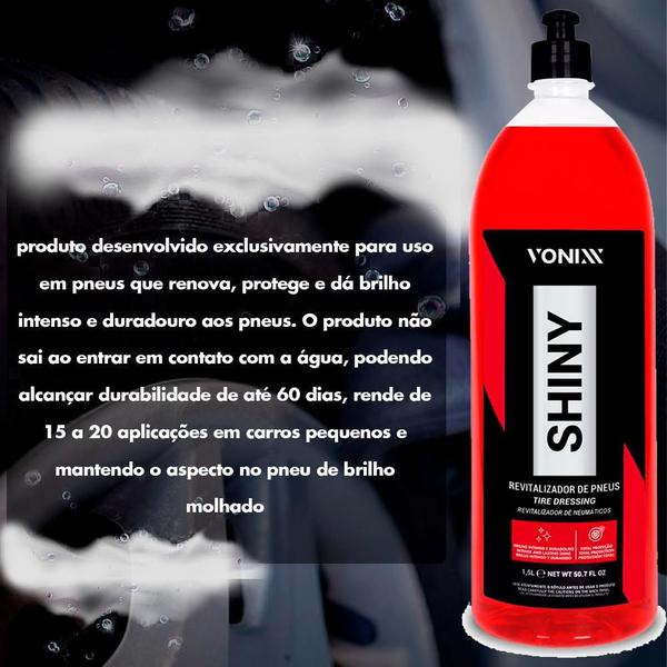 Imagem de Kit Embelezadores Darker 1,5l Vintex + Shiny 500ml Vonixx