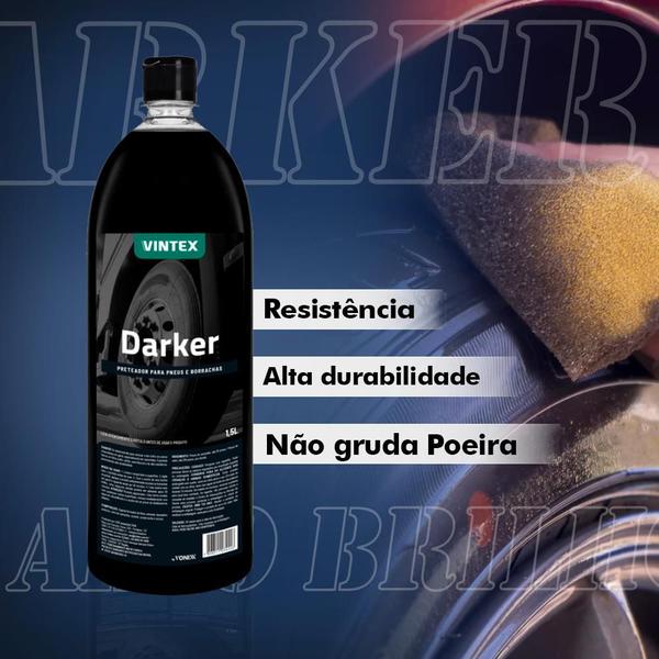 Imagem de Kit Embelezadores Darker 1,5l Vintex + Shiny 500ml Vonixx