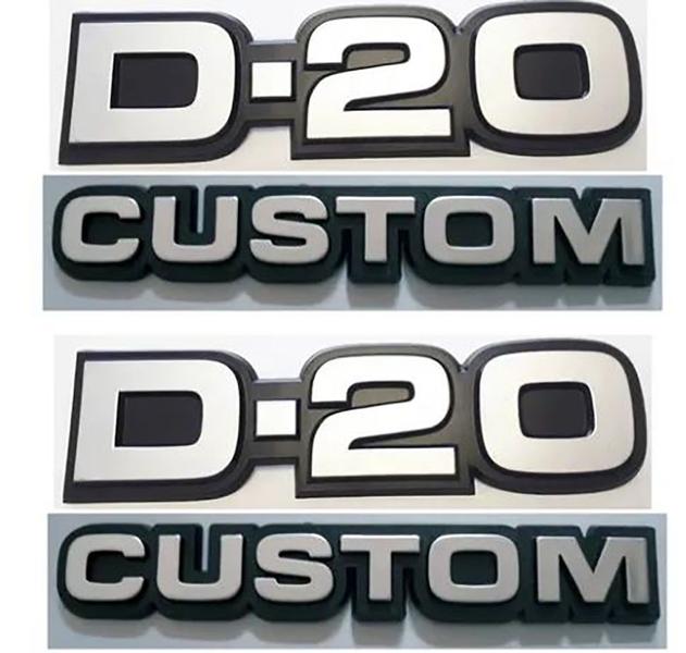 Imagem de Kit Emblemas D-20 - Custom  