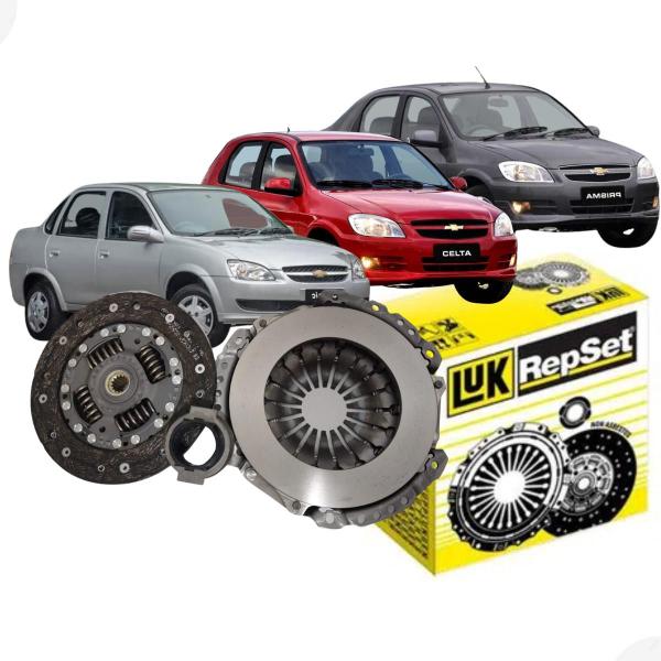 Kit Embreagem com Rolamento Corsa Celta Classic Prisma 1.0 1.4 - Luk Imagem de Kit Embreagem com Rolamento Corsa Celta Classic Prisma 1.0 1.4