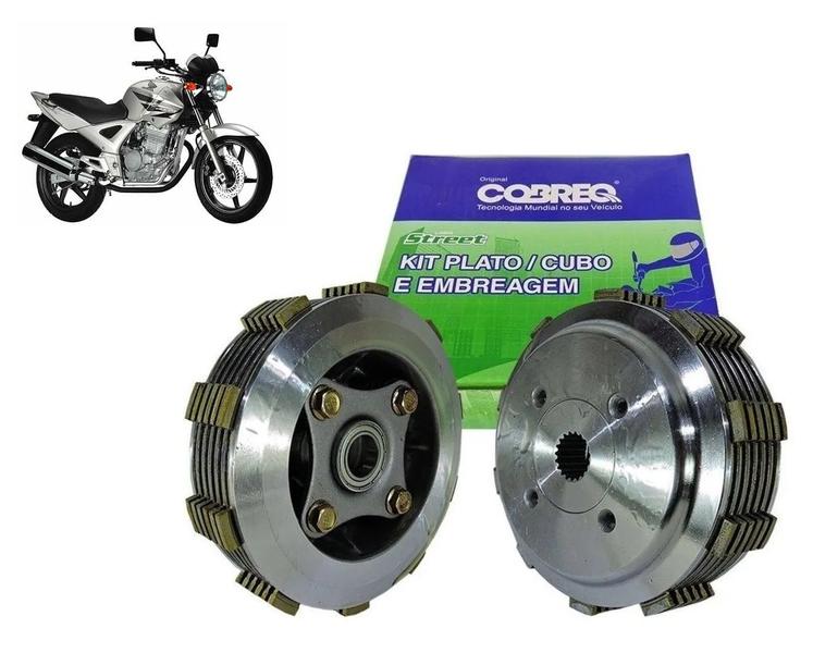 Imagem de Kit Embreagem Completa Cobreq Cbx 250 Twister Xr 250 Tornado Ano 2001 Até 2008 - 0007-KE