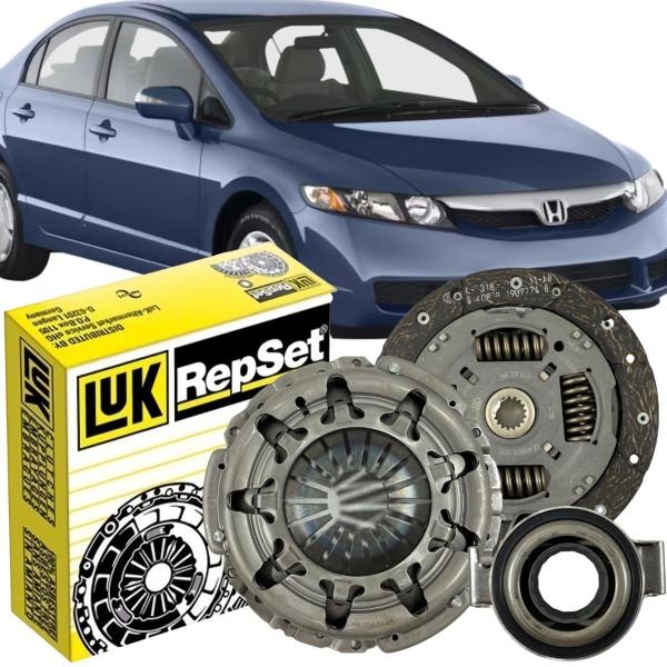 Imagem de Kit Embreagem Completo C/ Rolamento Honda Civic 1.8 16v 2007